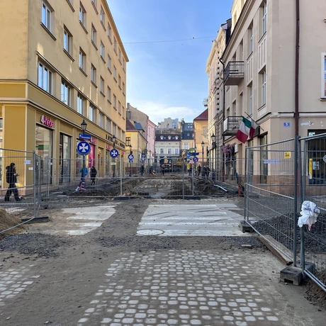 Przebudowa ul. Grunwaldzkiej w Rzeszowie [luty 2024] - fot 14